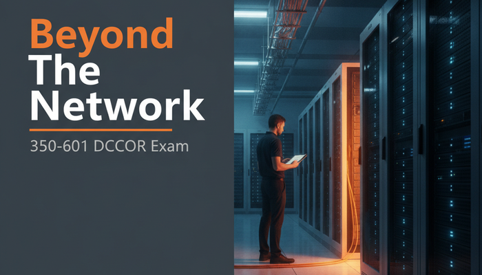 Cisco 350-601 DCCOR data center core certification banner