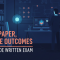 Cisco CCDE 400-007 written exam banner showing an architect working at a large network design board
